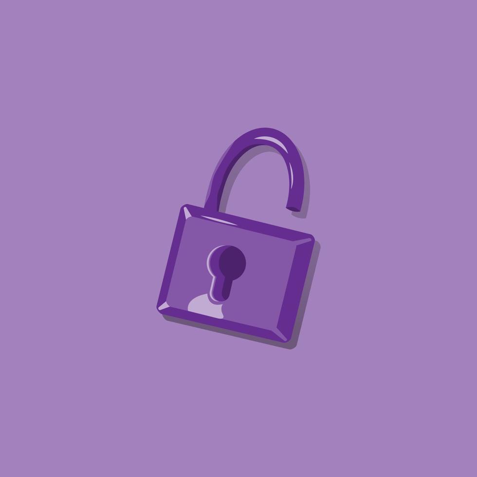 Realistic 3d padlock design, lock with password. Personal data protection. Vector illustration in minimal cartoon, security and protection