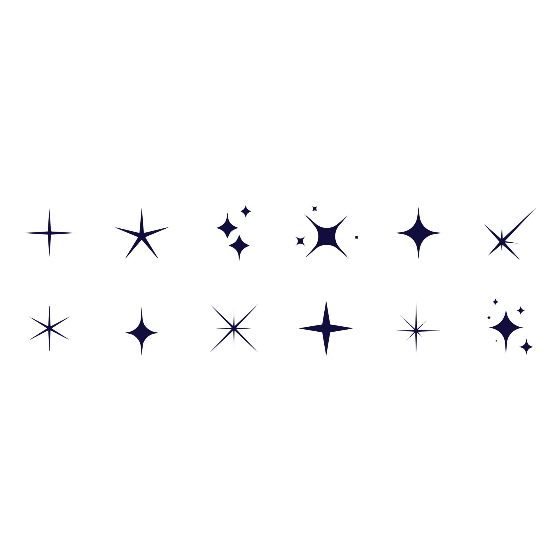 sparkle icons vector design 10618955 Vector Art at Vecteezy