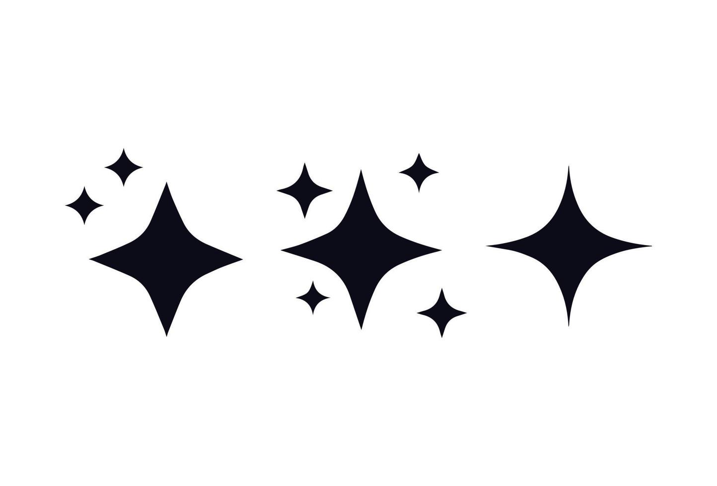Sparkle star Icons spark vector design 10618957 Vector Art at Vecteezy
