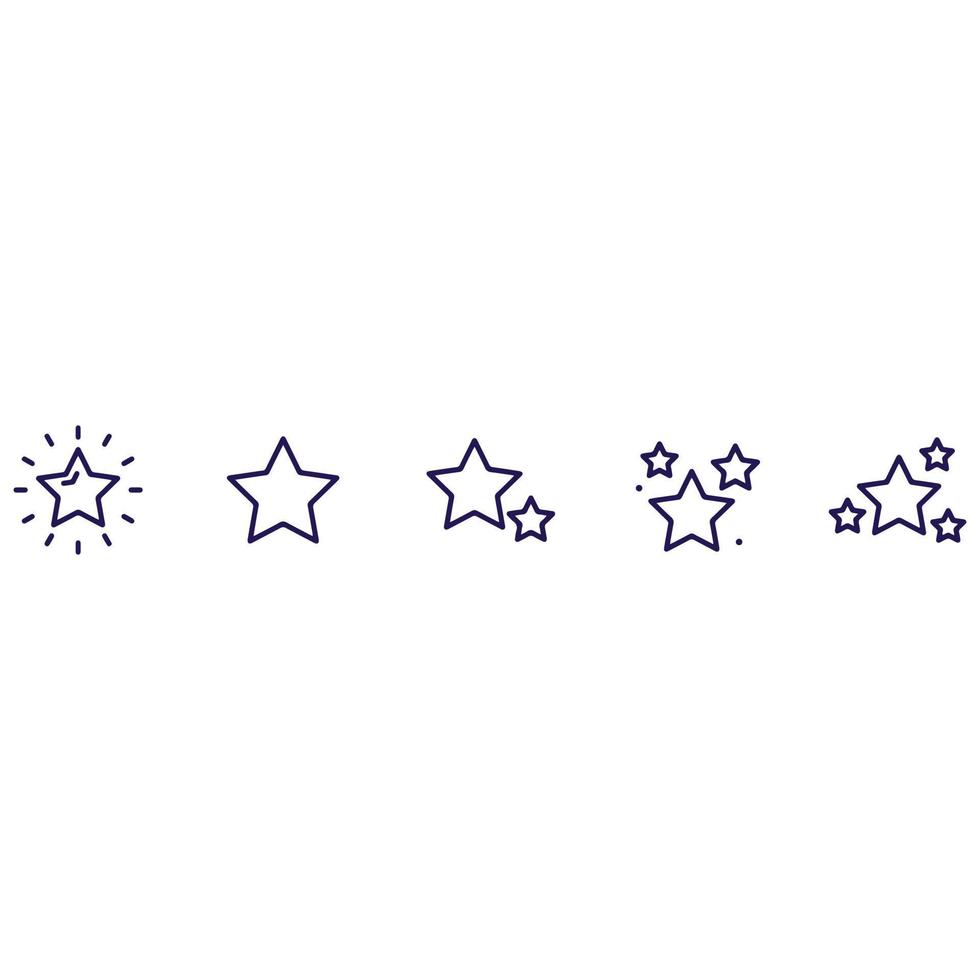star icons vector design