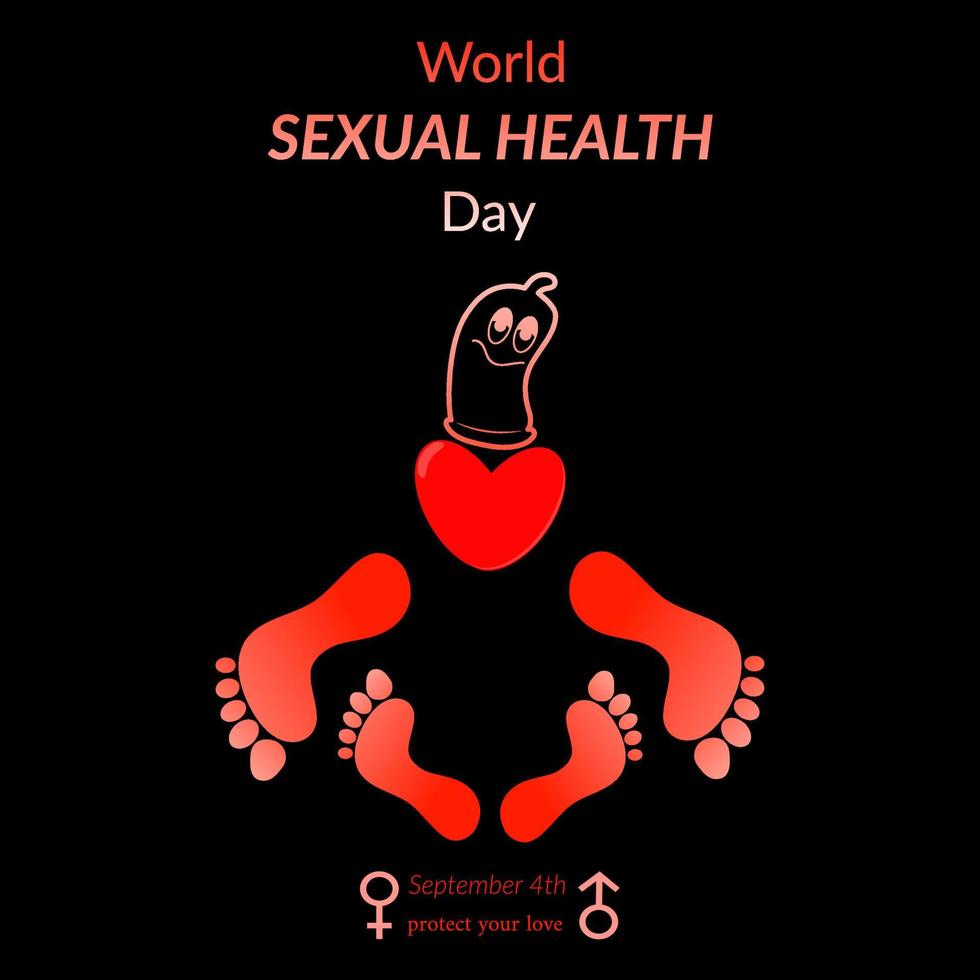 world sexual health day vector