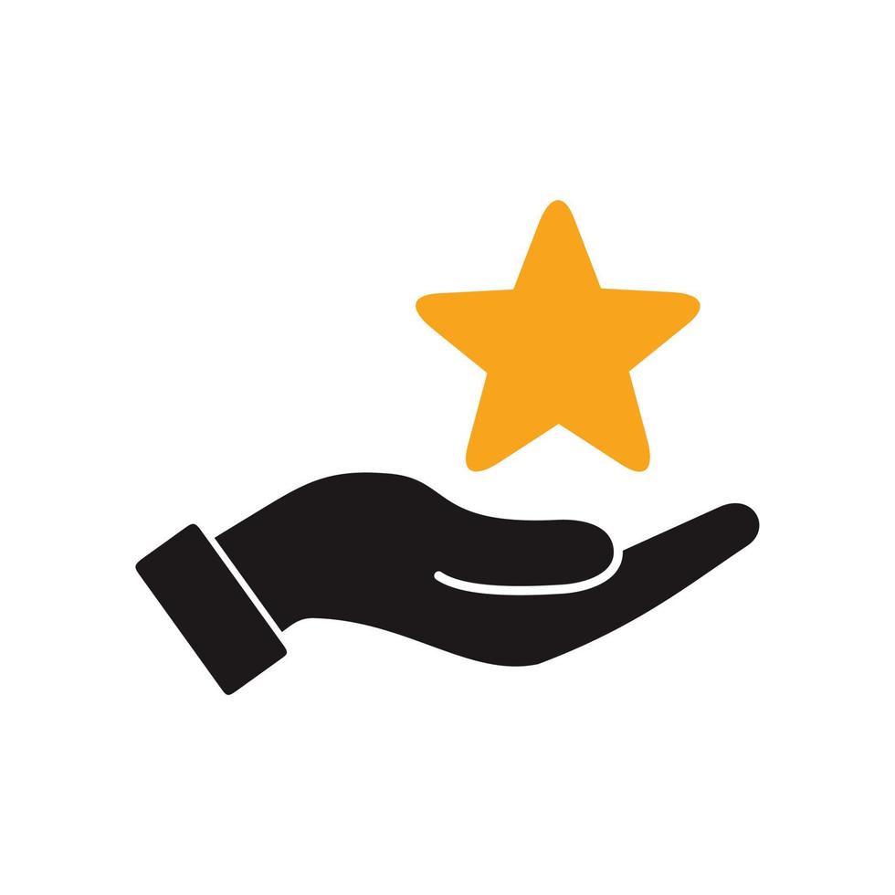 review customer hand icon vector