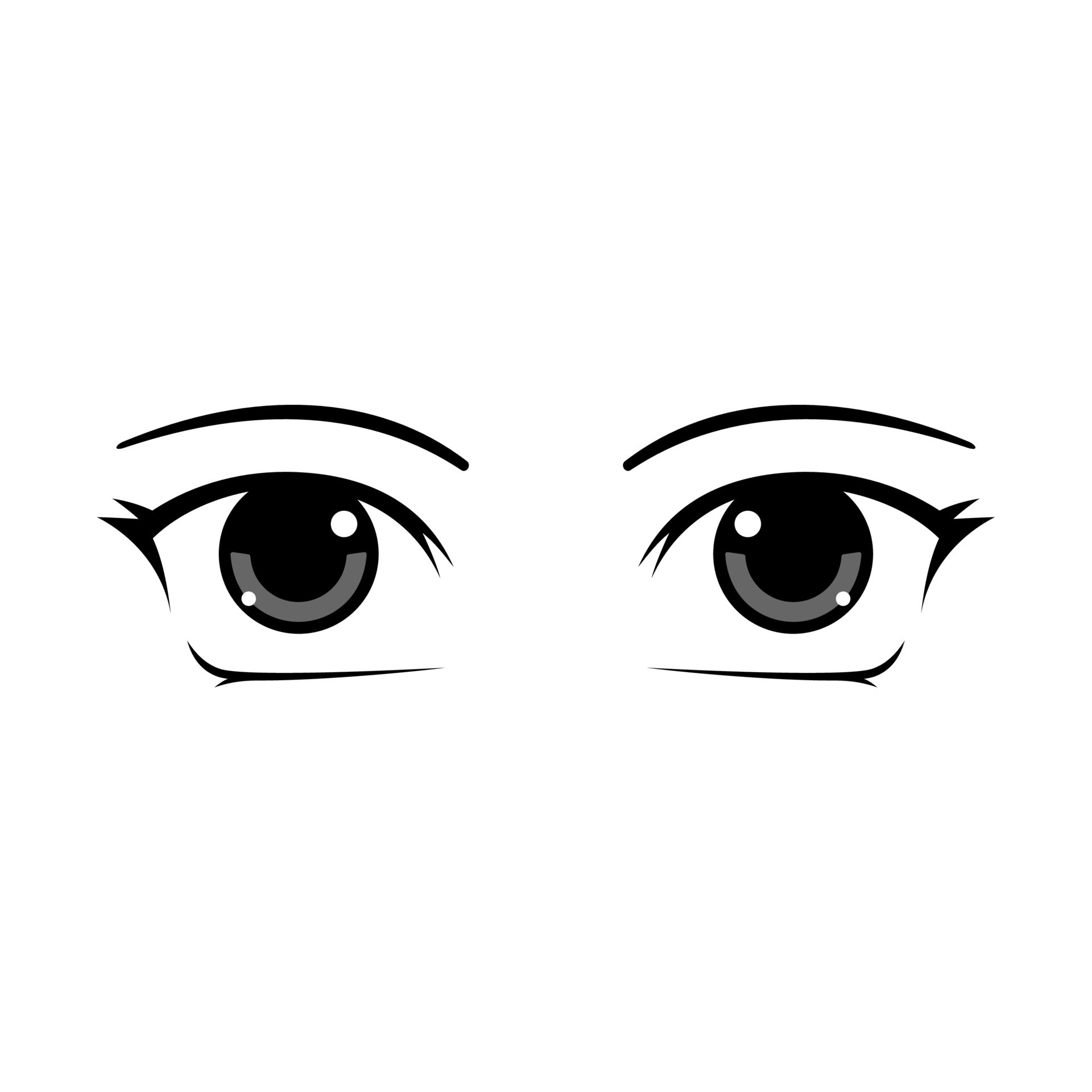 Anime Eyes Vector Art, Icons, and Graphics for Free Download