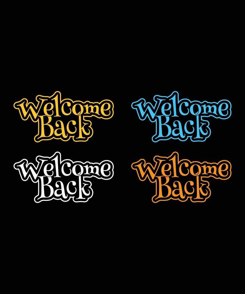 Welcome, beautiful inscription, text to decorate the invitation, banner and more. welcome, modern style vector