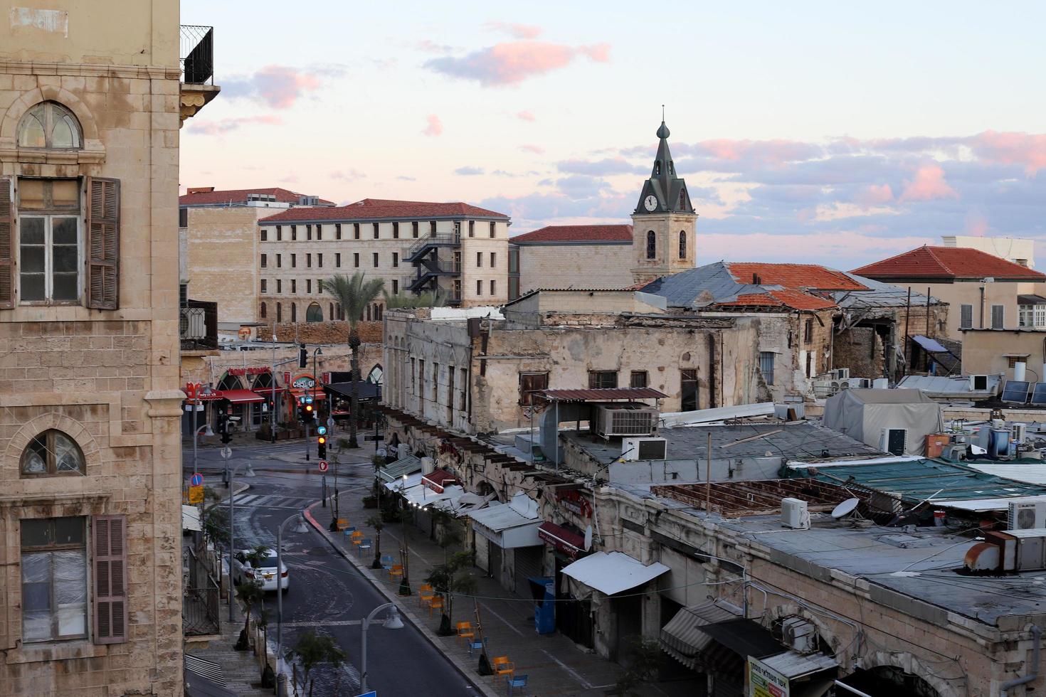 Tel Aviv Israel August 18, 2022. Greater Tel Aviv is a city on the east coast of the Mediterranean Sea. photo