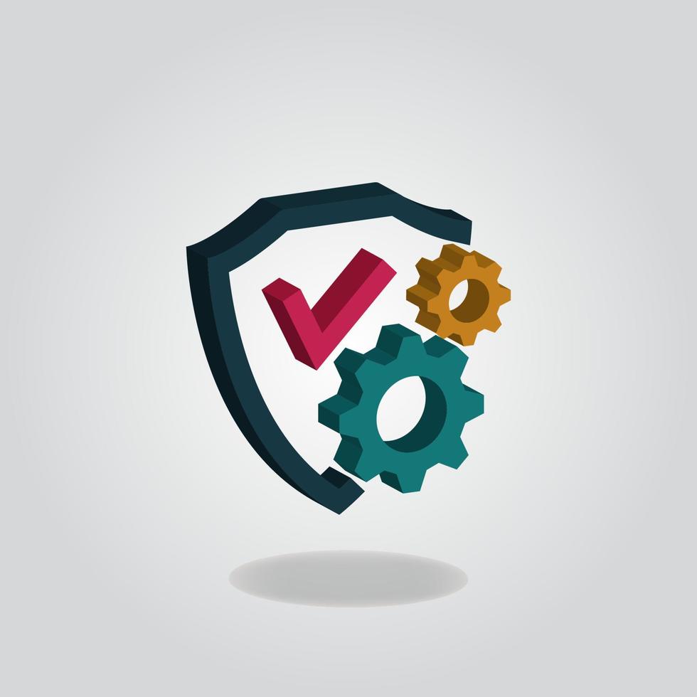 Risk management icon design vector illustration