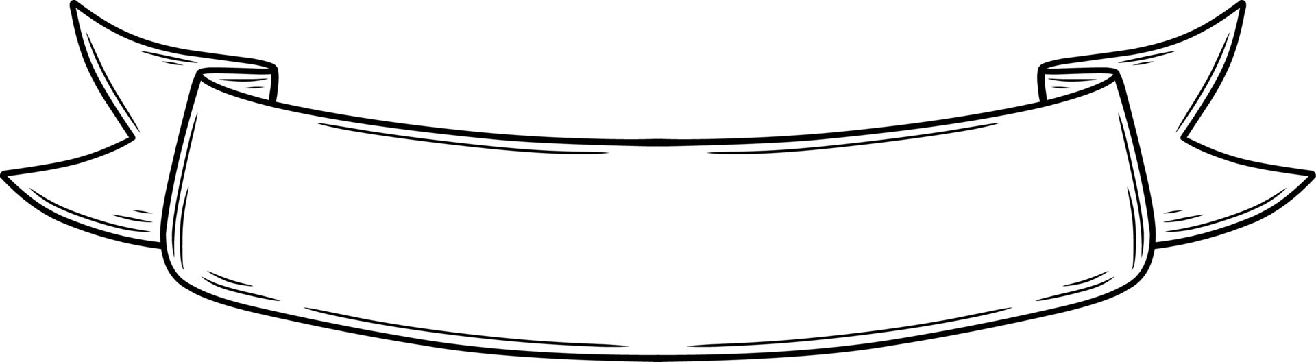 line art ribbon 10621238 Vector Art at Vecteezy