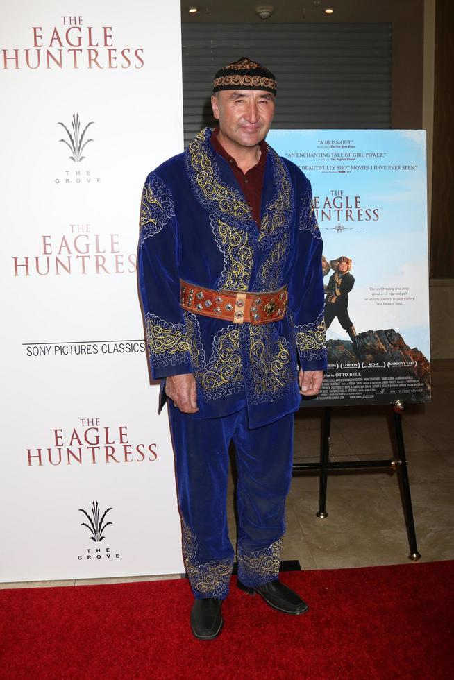 LOS ANGELES, OCT 18 - Nurgaiv Rys at the The Eagle Huntress Premiere at the Pacific Theatres at The Grove on October 18, 2016 in Los Angeles, CA photo