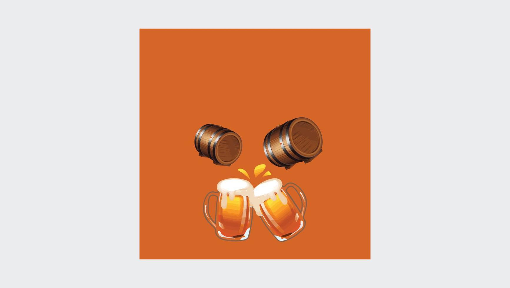 Oktoberfest element illustration vector