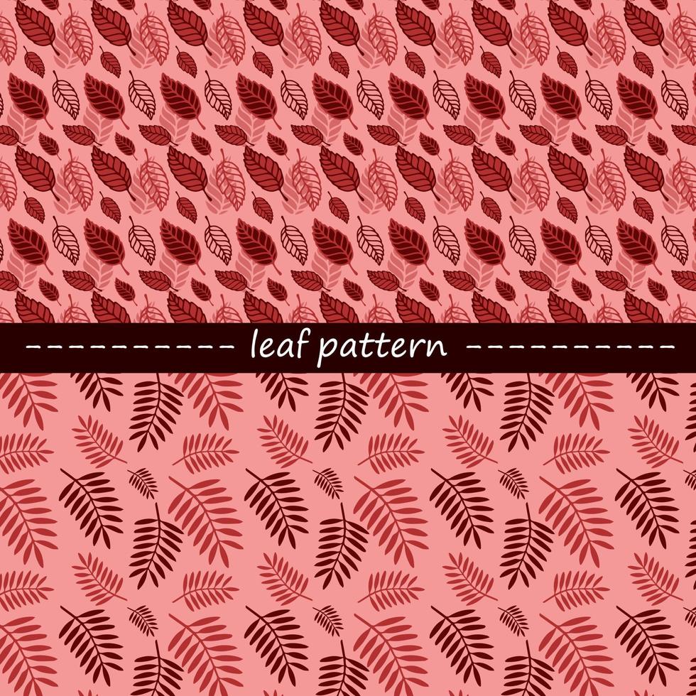 Fresh Green Leaf Pattern vector