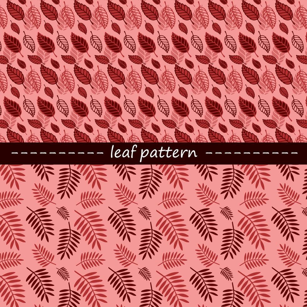 Fresh Green Leaf Pattern vector