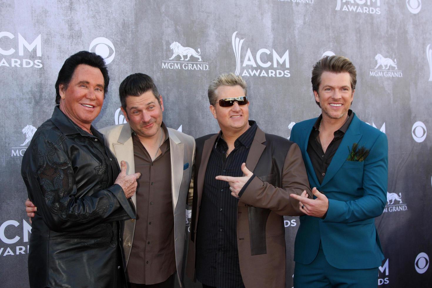 LAS VEGAS, APR 6 - Wayne Newton, Rascal Flatts at the 2014 Academy of Country Music Awards, Arrivals at MGM Grand Garden Arena on April 6, 2014 in Las Vegas, NV photo