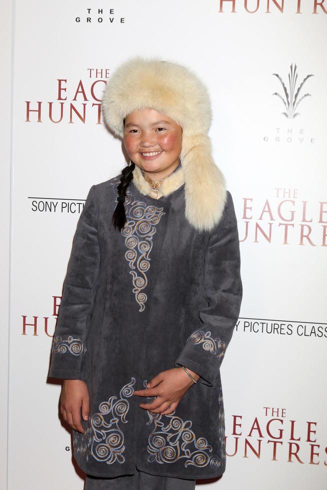 LOS ANGELES, OCT 18 - Aisholpan Nurgaiv at the The Eagle Huntress Premiere at the Pacific Theatres at The Grove on October 18, 2016 in Los Angeles, CA photo