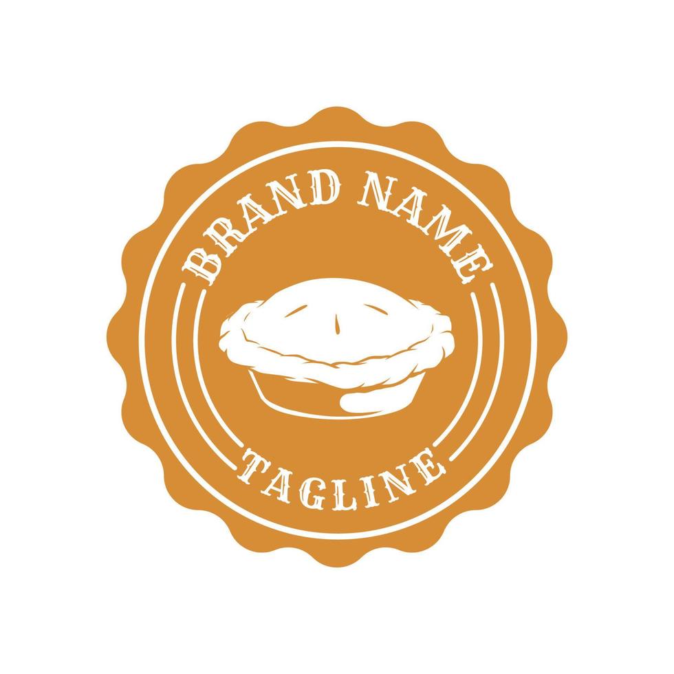 pie logo design vector