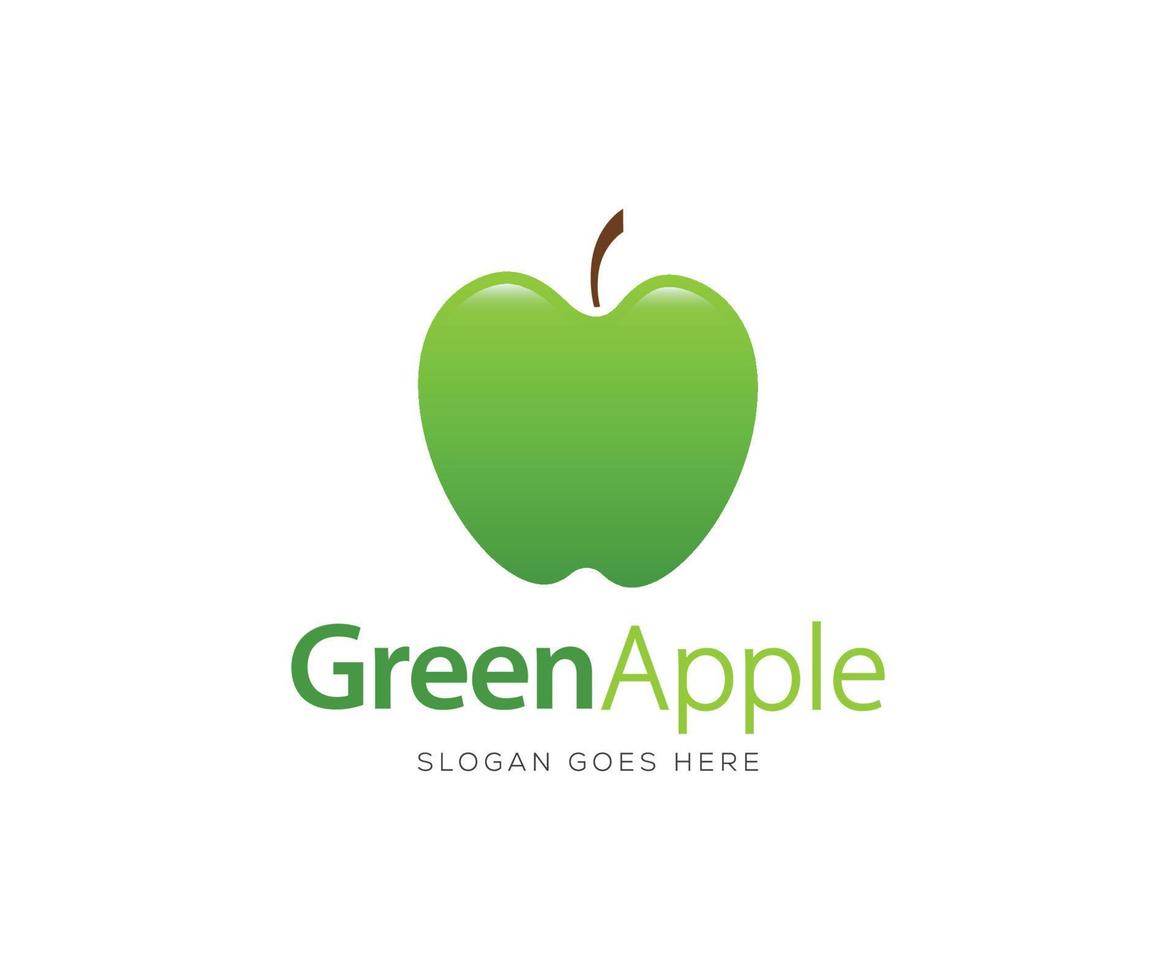 Green Apple Logo Design Vector Template 10625363 Vector Art at Vecteezy