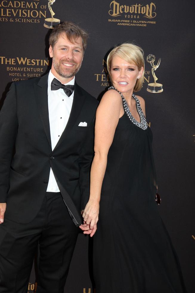 LOS ANGELES, MAY 1 Scott DeFreitas, Maura West at the 43rd Daytime