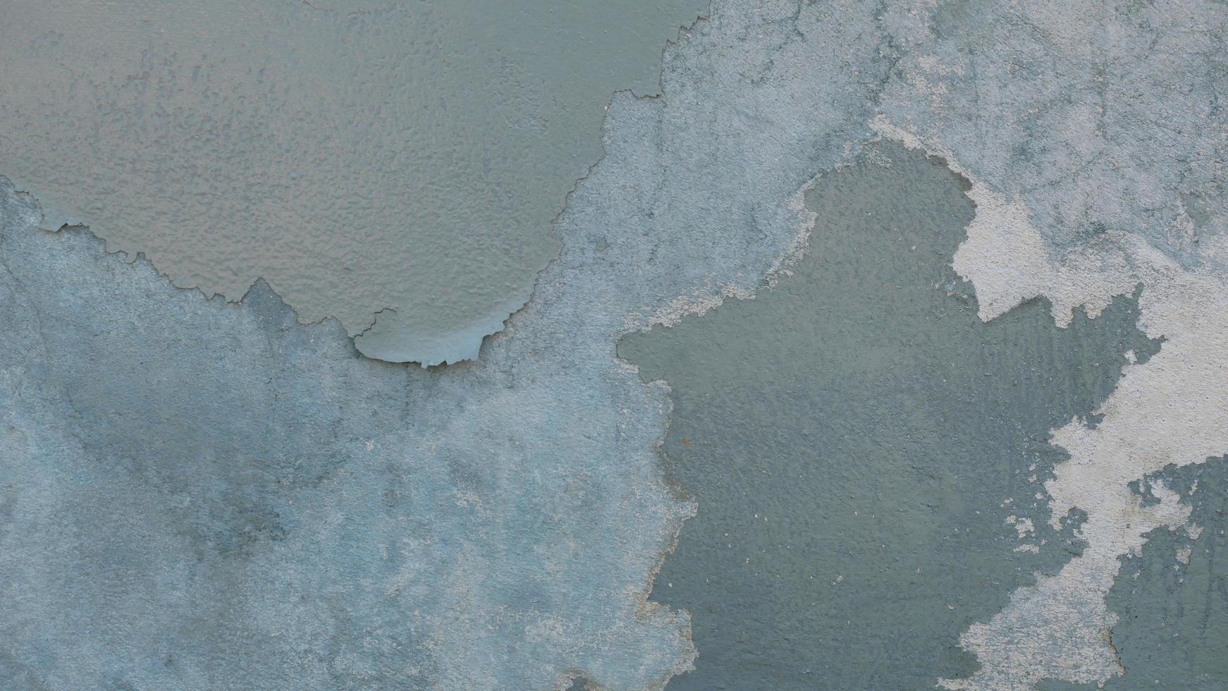 The old cement wall was weathered, the surface was scratched, the surface was scratched and damaged. For a mysterious retro-conservative background. photo