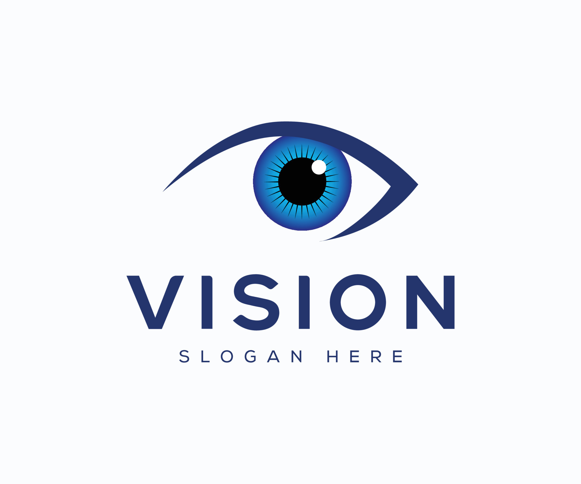 Flower Vision Logo Design Template Corporation Creative Logotype