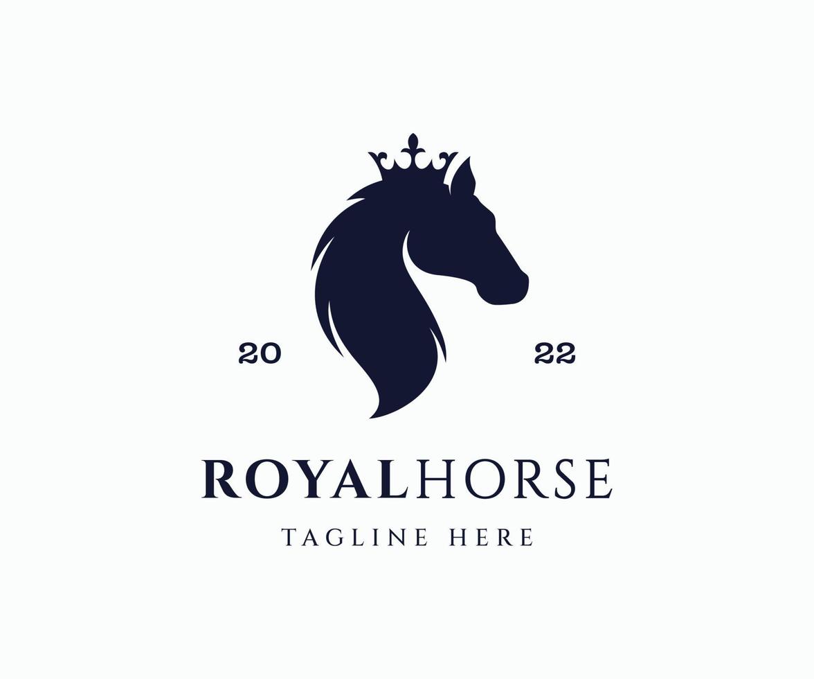 Royal Horse Logo Vector Template