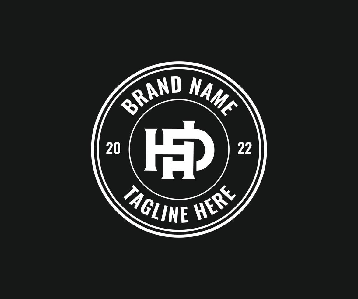 H and P Letter Logo Design Template. Letter PH Logo. Letter H and P logo icon design template. vector