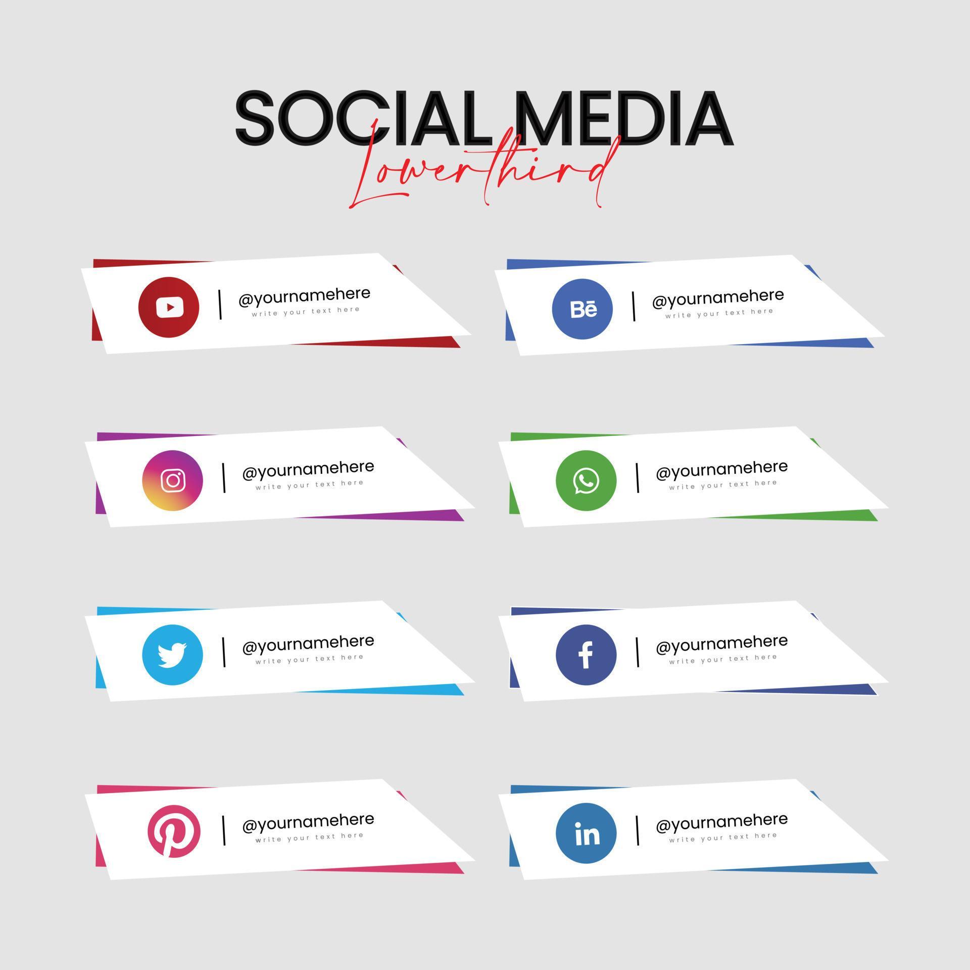 Third Vector Lower Third Vector Template 10627072 Vector Art at Vecteezy