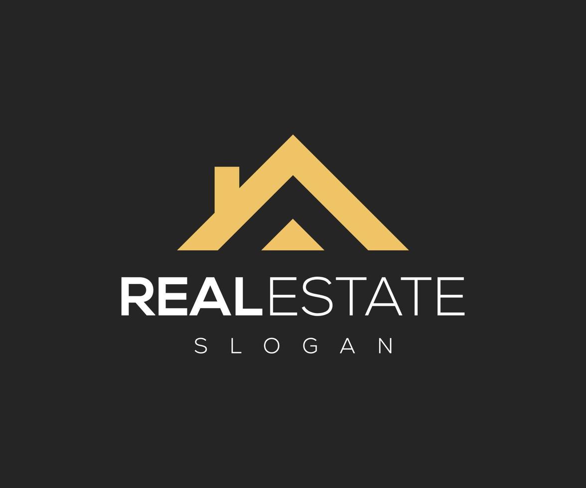 Residence Real Estate Logo Template vector