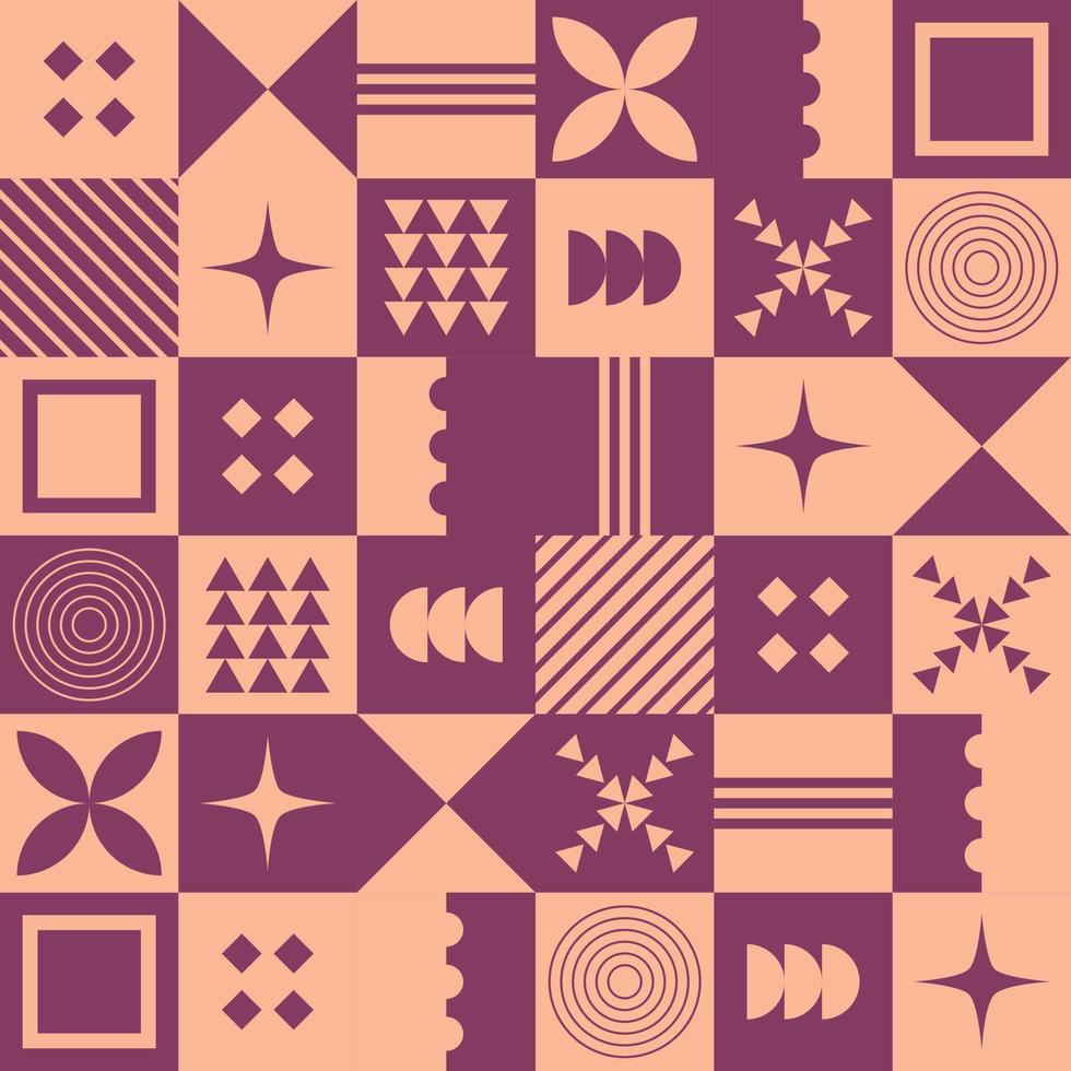 Abstract Geometric Background Neo Geo vector