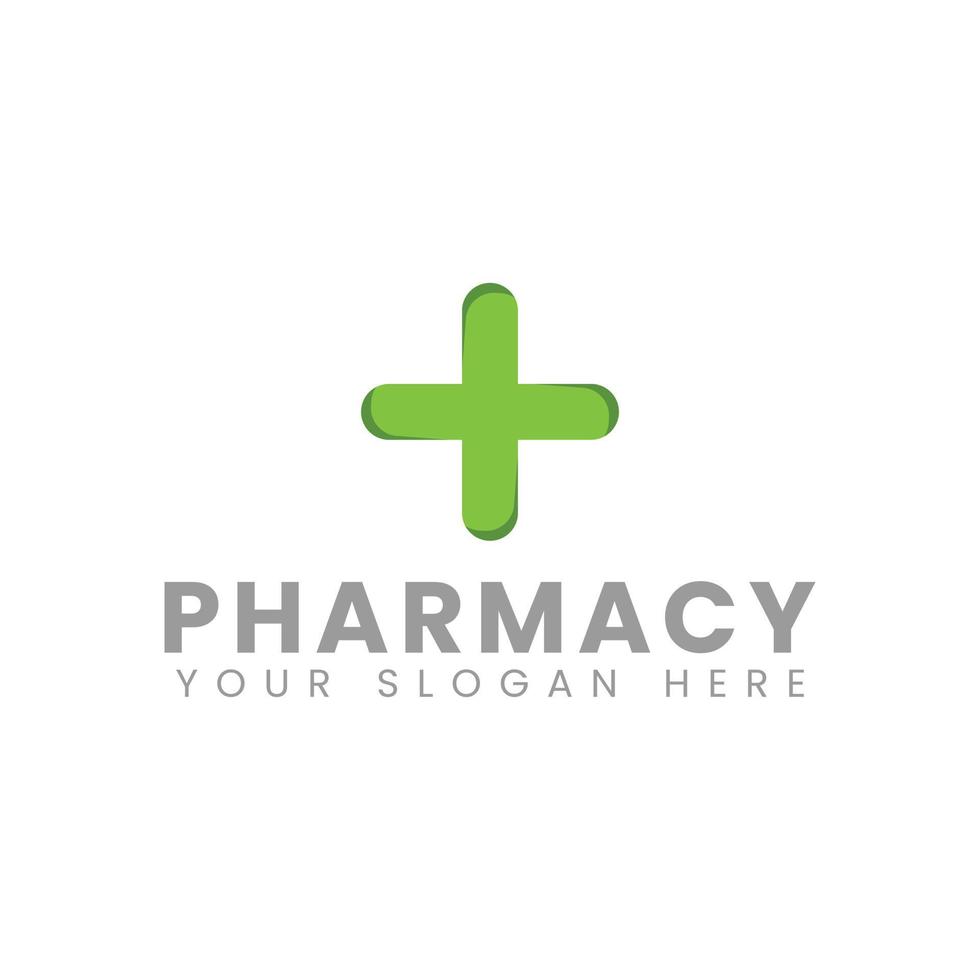 plantilla de diseño de logotipo de vector de farmacia
