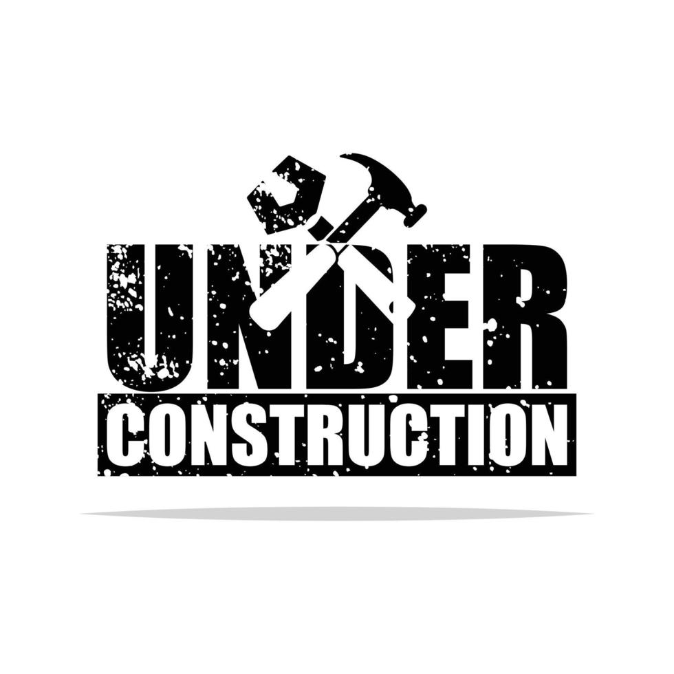 Under Construction Vector Icon or Symbol