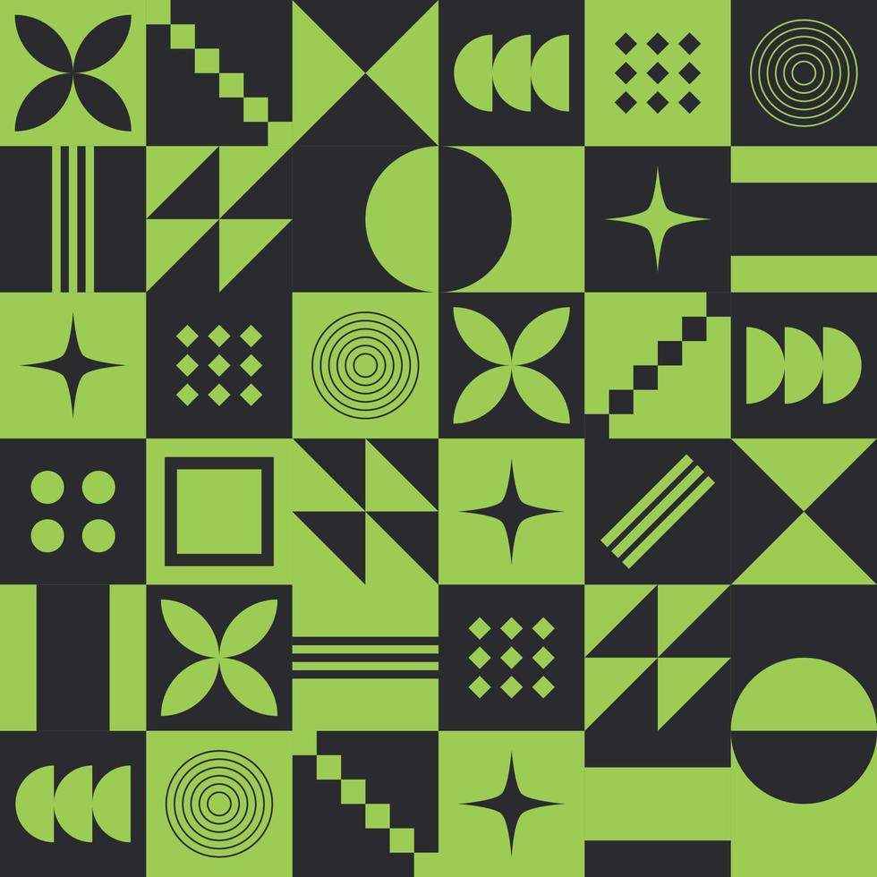 Seamless Geometric or Abstract Pattern Background Neo Geo Vector Template