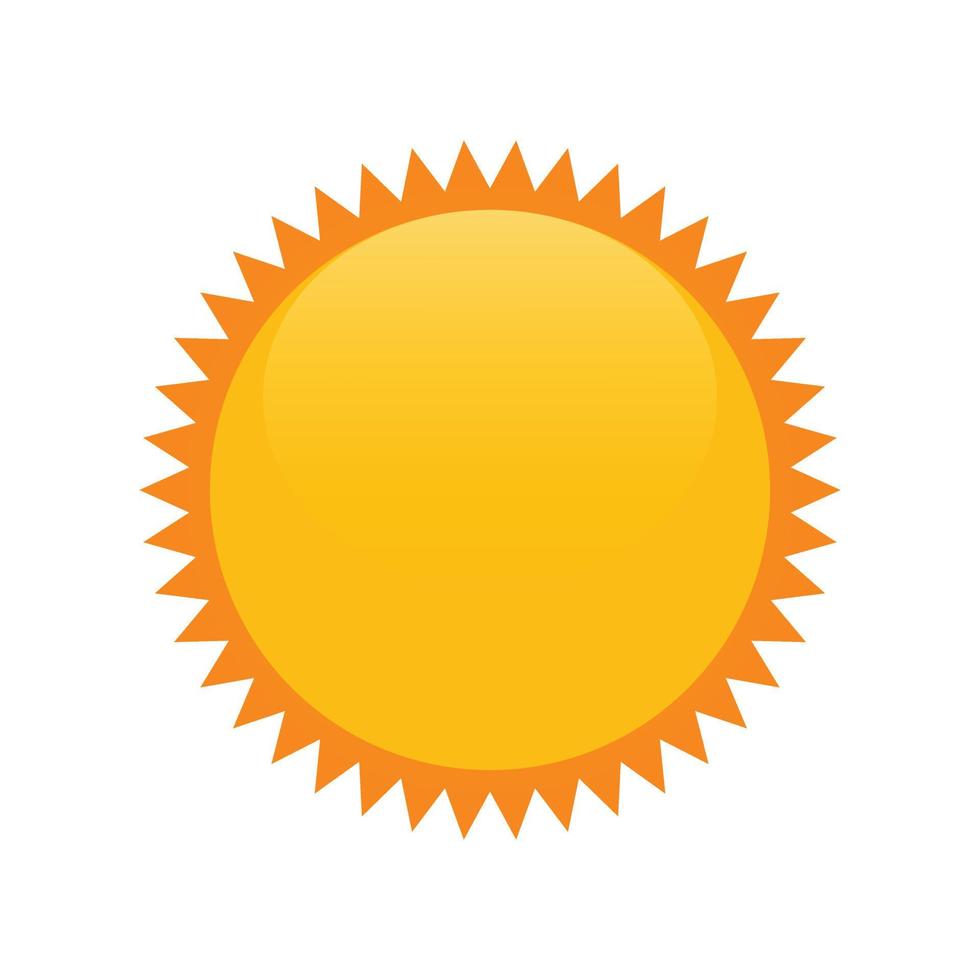 Sun Icon Vector Illustration