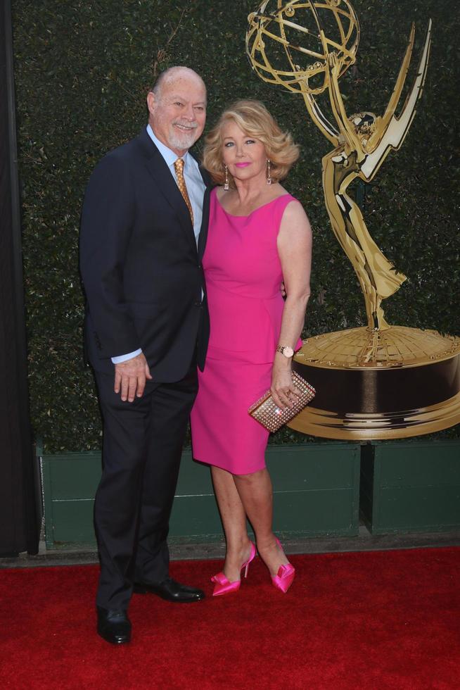 LOS ANGELES, APR 29 - Ed Scott, Melody Thomas Scott at the 43rd Daytime Emmy Creative Awards Arrivals at the Westin Bonaventure Hotel on April 29, 2016 in Los Angeles, CA photo