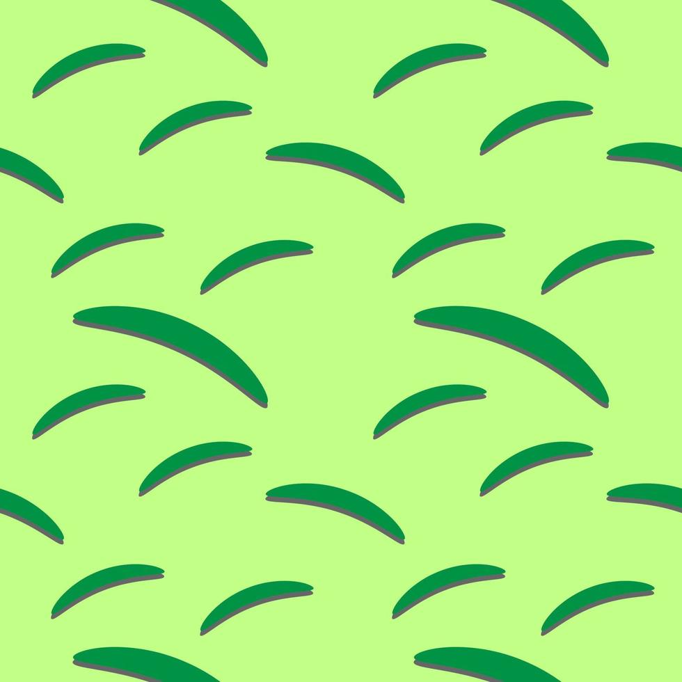 abstract green leaf shape seamless pattern background vector