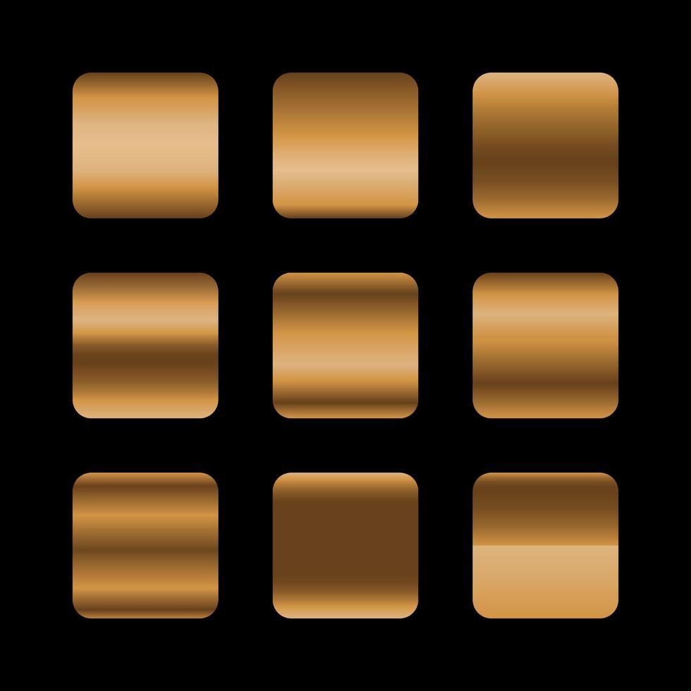 gradientes de oro conjunto vector libre