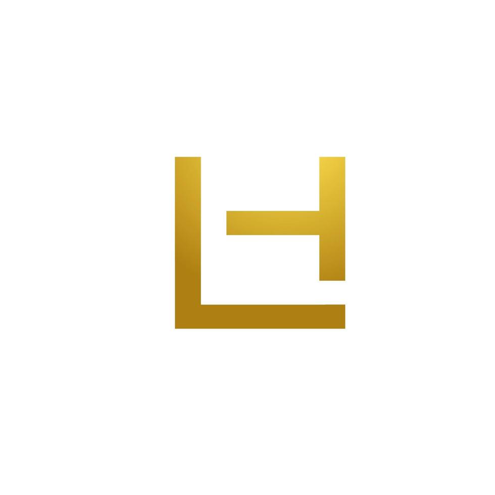 letra lh vector logo diseño símbolo icono emblema vector libre