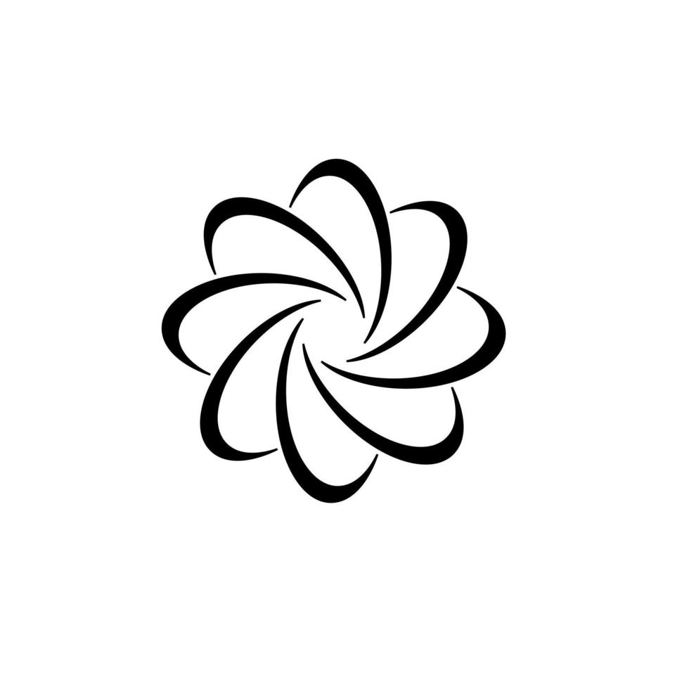 resumen hélice vector diseño símbolo logo plantilla icono pro vector