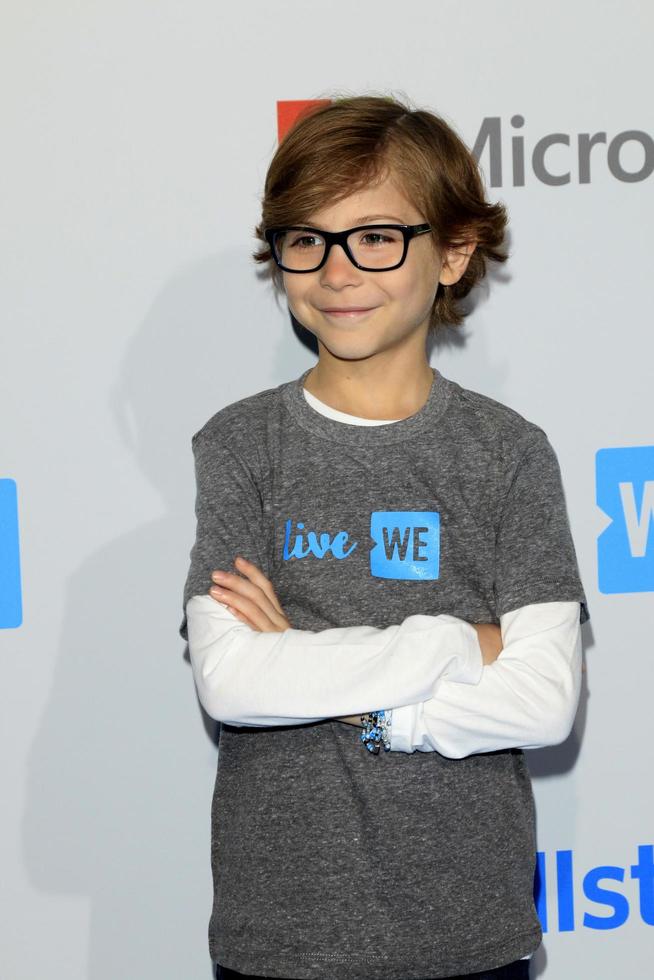 LOS ANGELES, APR 7 - Jacob Tremblay at the WE Day California 2016 at the The Forum on April 7, 2016 in Inglewood, CA photo