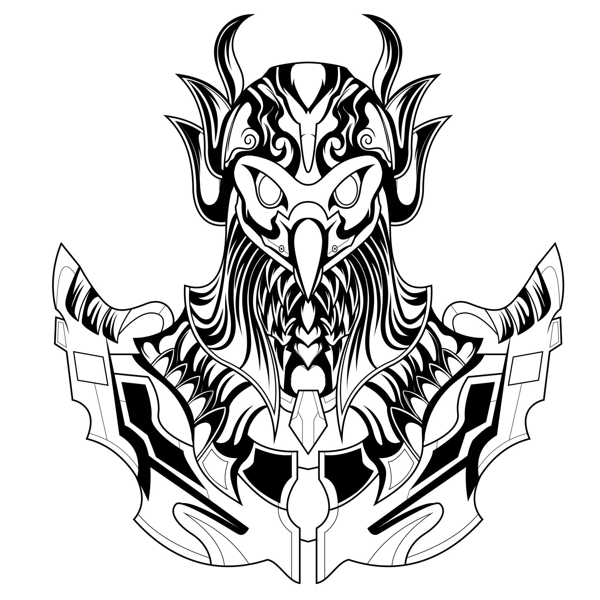 Horus Tribal Tattoo horus-tribal-tattoo