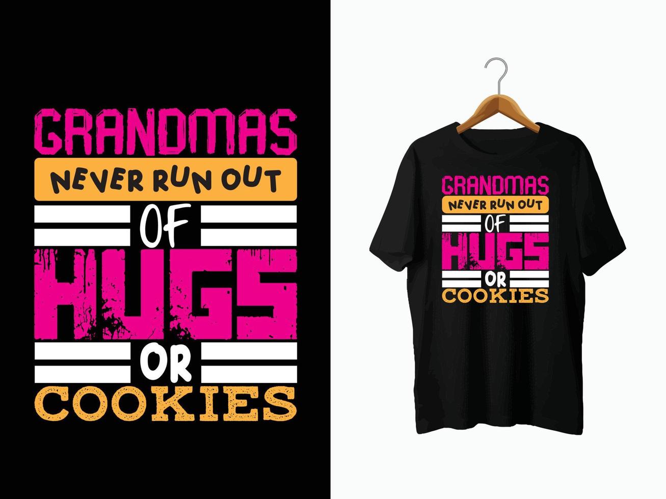 Grandma T-Shirt Design vector