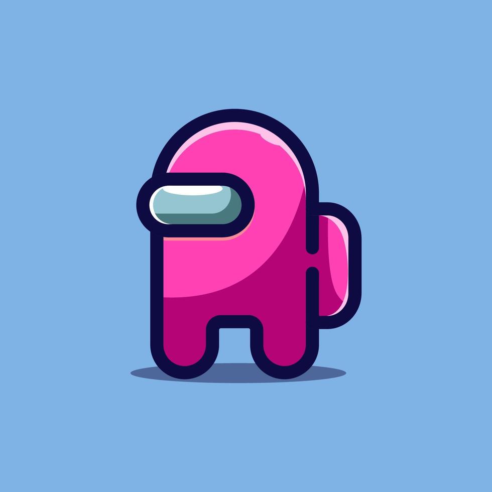 cute character cartoon game, cartoon illustration. vector