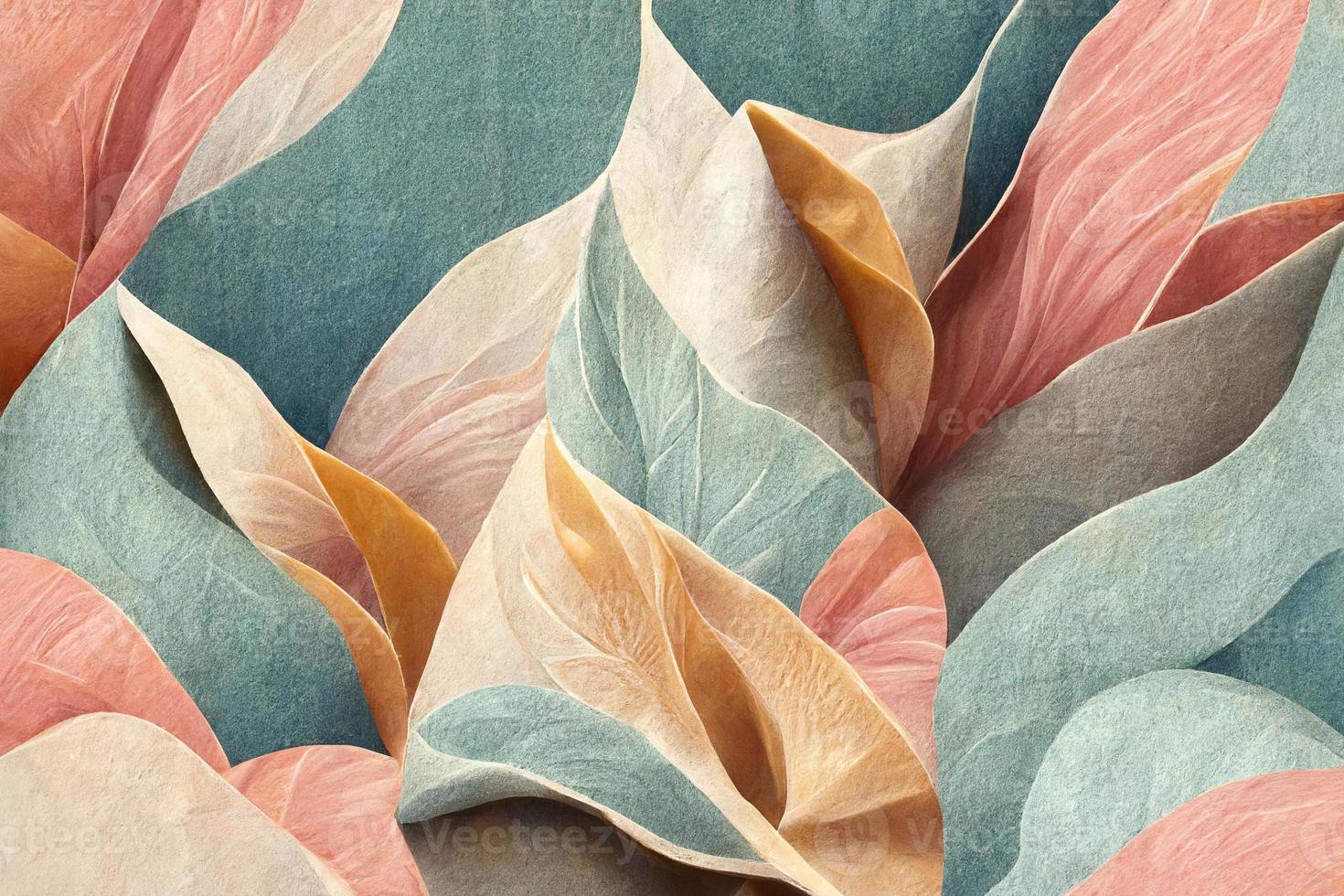 Abstract background from folded fabric with pastel tones photo