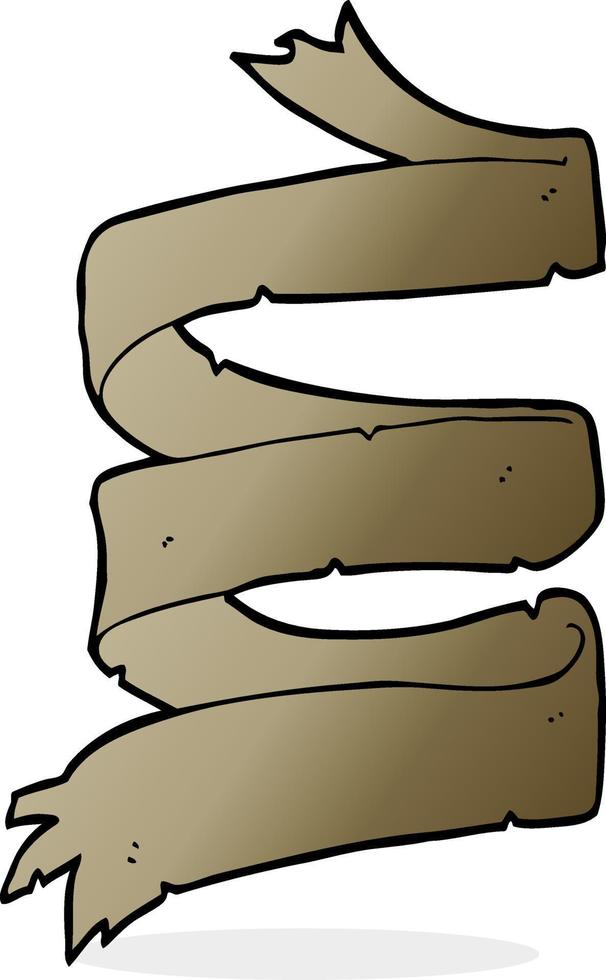 cartoon old scroll vector