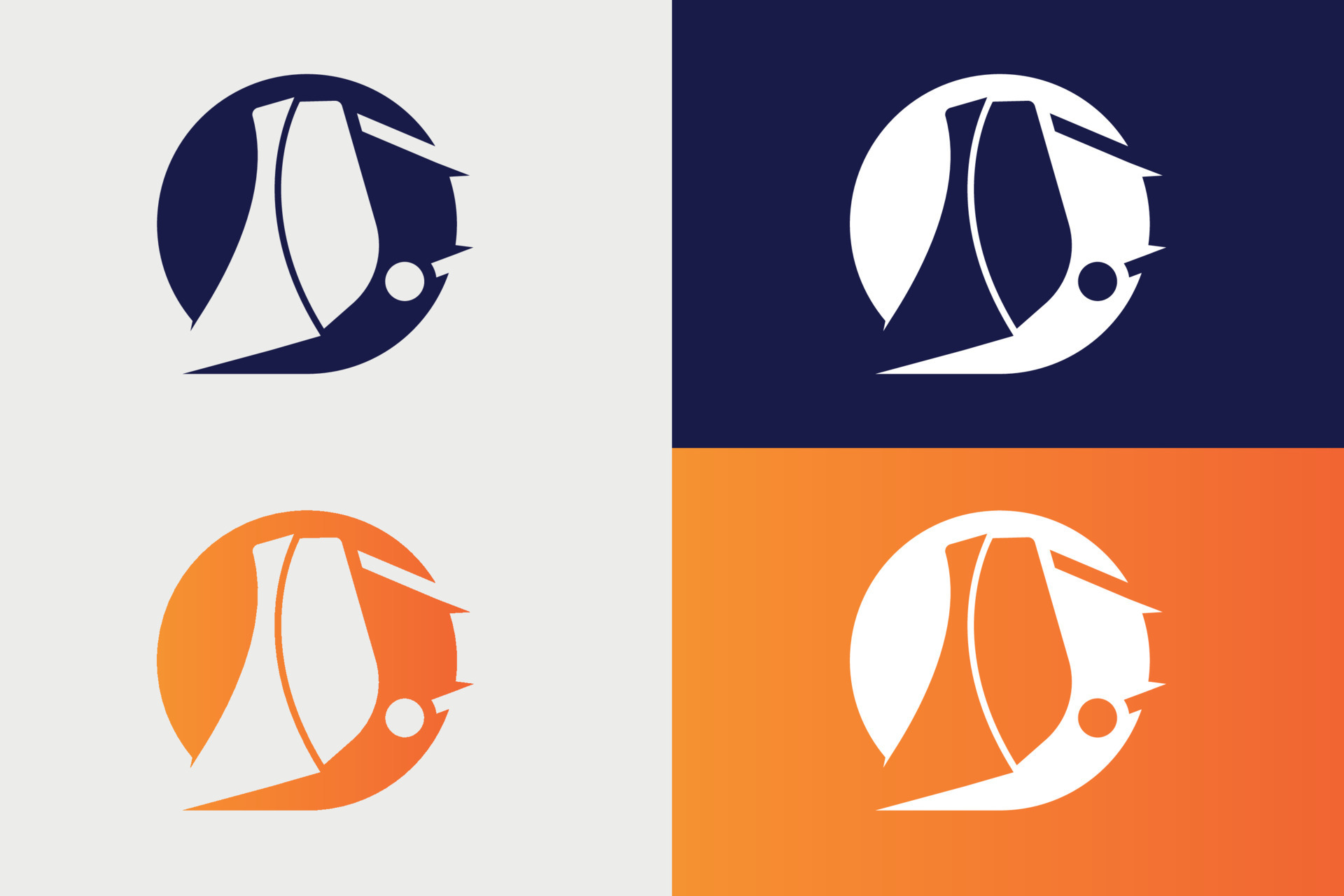 excavator dipper arm stick logo design 10637800 Vector Art at Vecteezy