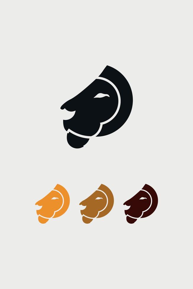 Lion logo design vector