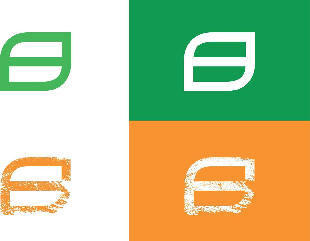 B abstract logo design vector