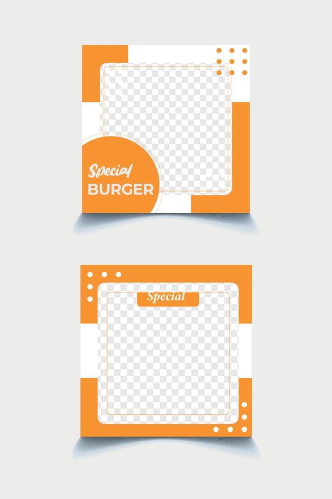 social media post design vector