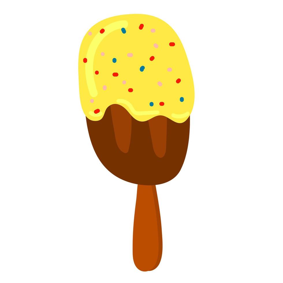 helado dulce vector