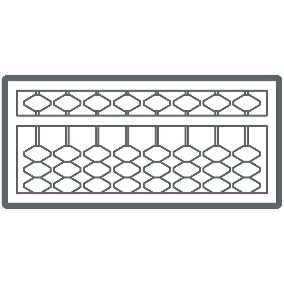 Education Tool Arithmeric Abacus. vector