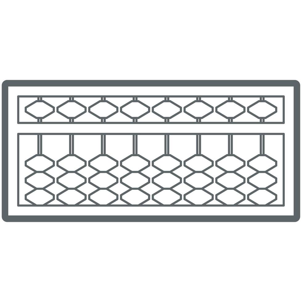 Education Tool Arithmeric Abacus. vector