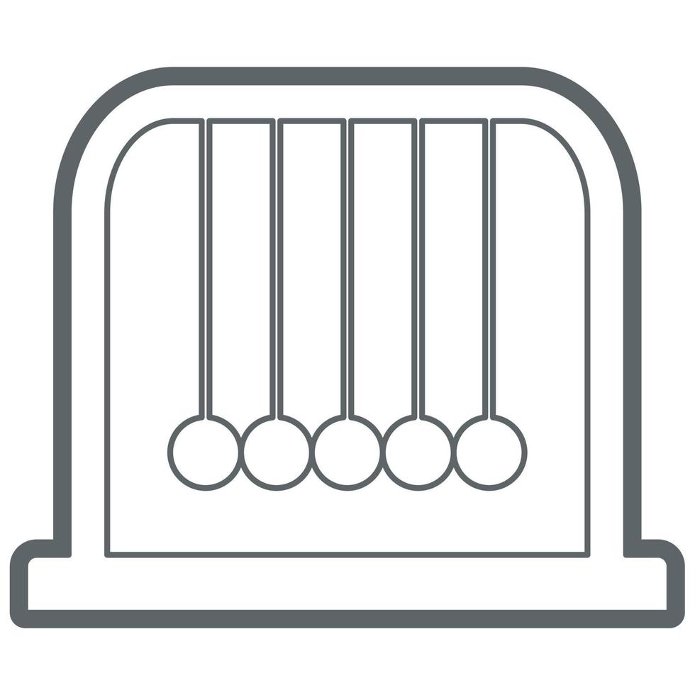 Science Laboratory Equipment. Newton's Cradle. vector